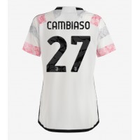 Juventus Andrea Cambiaso #27 Gostujuci Dres za Ženska 2023-24 Kratak Rukav